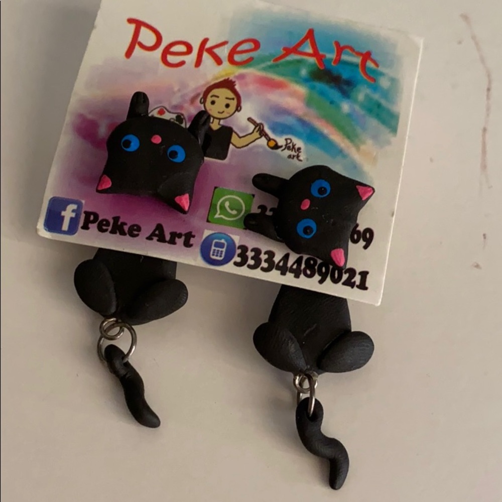 Cat earrings